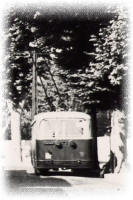 Un trolleybus au terminus de St-Sylvestre